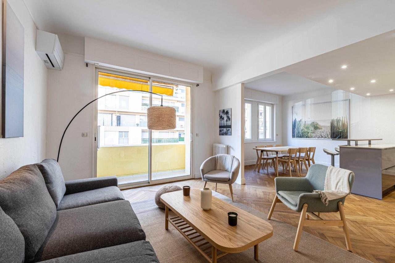 Renovated Apartment 80M2 6P 2Br - Cannes Palm Beach المظهر الخارجي الصورة