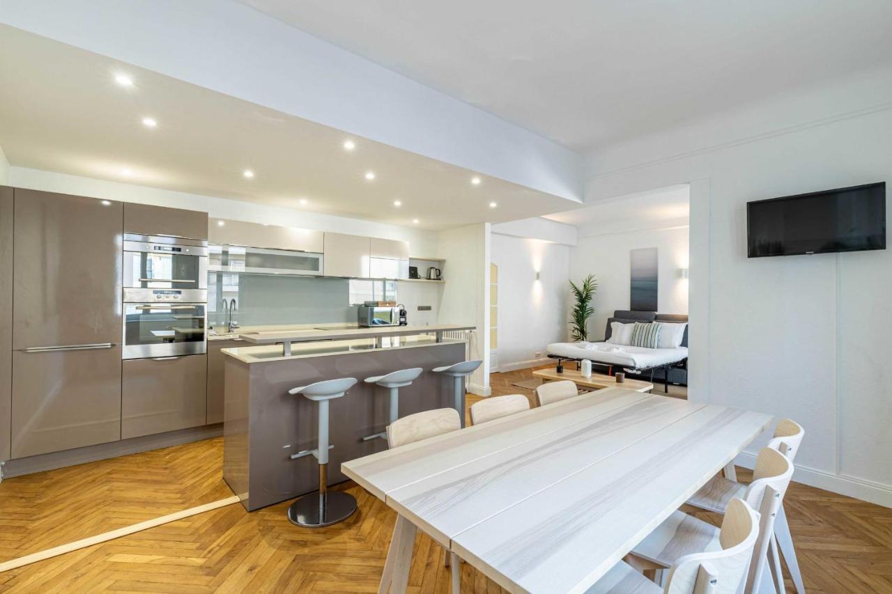 Renovated Apartment 80M2 6P 2Br - Cannes Palm Beach المظهر الخارجي الصورة
