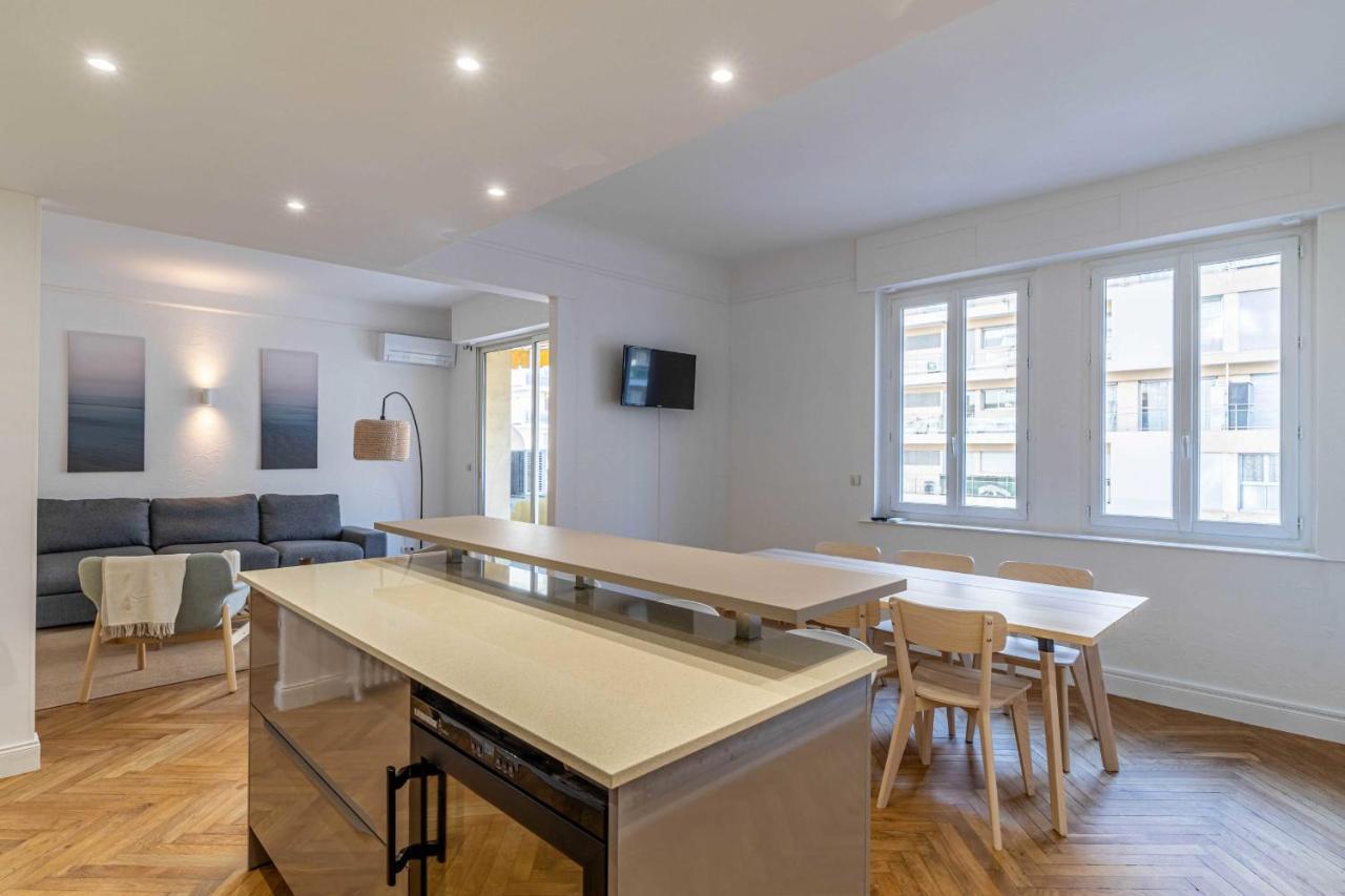 Renovated Apartment 80M2 6P 2Br - Cannes Palm Beach المظهر الخارجي الصورة